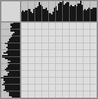 Japanese crossword &laquo;Sandglass&raquo;