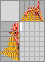 Japanese crossword &laquo;Rooster&raquo;