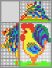 Japanese crossword &laquo;Rooster&raquo;