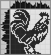 Japanese crossword &laquo;Rooster&raquo;