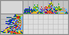 Japanese crossword «A cock, a chicken and a basket with flowers» Japanese crossword «A cock, a chicken and a basket with flowers»