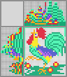 Japanese crossword &laquo;Cockerel&raquo;
