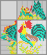 Japanese crossword &laquo;Cockerel&raquo;