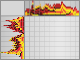 Japanese crossword &laquo;Flaming dragon&raquo;