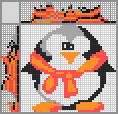 Japanese crossword &laquo;Penguin&raquo;