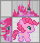 Japanese crossword &laquo;Pinkie Pie (My Little Pony)&raquo;