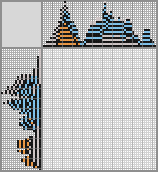 Japanese crossword &laquo;Smurf the writer&raquo;