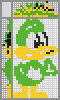 Japanese crossword &laquo;Plucky Duck&raquo;