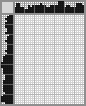 Japanese crossword &laquo;Podosinovik&raquo;
