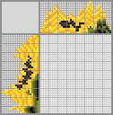Japanese crossword &laquo;Sunflower&raquo;