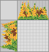 Japanese crossword &laquo;Sunflowers&raquo;