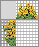 Japanese crossword «Sunflowers» Japanese crossword «Sunflowers»