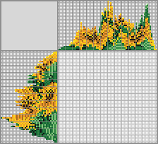 Japanese crossword «Sunflowers» Japanese crossword «Sunflowers»