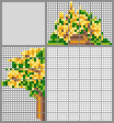 Japanese crossword «Sunflowers» Japanese crossword «Sunflowers»