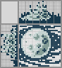 Japanese crossword &laquo;Full moon&raquo;