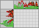 Japanese crossword «Glade with fly agarics» Japanese crossword «Glade with fly agarics»