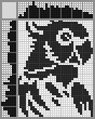 Japanese crossword &laquo;A parrot&raquo;