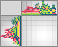 Japanese crossword &laquo;Parrot and watermelon&raquo;