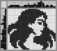 Japanese crossword &laquo;Portrait of a girl&raquo;