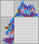 Japanese crossword &laquo;Portrait of a snowman&raquo;