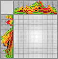 Japanese crossword &laquo;Bird on a branch&raquo;