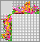 Japanese crossword «Bird among the flowers» Japanese crossword «Bird among the flowers»