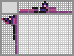 Japanese crossword &laquo;Purple bird&raquo;