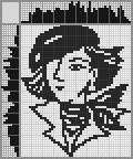 Japanese crossword &laquo;Woman of fashion&raquo;