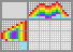Japanese crossword &laquo;Rainbow&raquo;