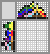 Japanese crossword &laquo;Rainbow Mushroom&raquo;