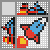 Japanese crossword &laquo;Rocket&raquo;