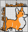 Japanese crossword &laquo;Corgi&raquo;