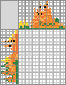 Japanese crossword &laquo;Ginger cat&raquo;