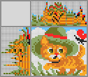 Japanese crossword &laquo;Ginger kitten&raquo;
