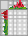 Japanese crossword &laquo;Rose&raquo;
