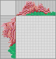 Japanese crossword &laquo;Rose&raquo;