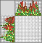 Japanese crossword &laquo;Christmas wreath&raquo;