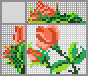 Japanese crossword &laquo;Roses&raquo;
