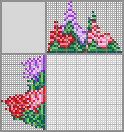Japanese crossword &laquo;Roses&raquo;