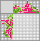 Japanese crossword &laquo;Roses&raquo;