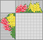 Japanese crossword &laquo;Roses&raquo;