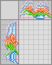 Japanese crossword «Roses on the window» Japanese crossword «Roses on the window»
