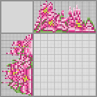 Japanese crossword &laquo;Pink flowers&raquo;