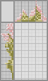 Japanese crossword &laquo;Pink flower&raquo;
