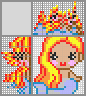 Japanese crossword &laquo;The little mermaid&raquo;