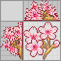 Japanese crossword &laquo;Sakura&raquo;