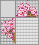 Japanese crossword &laquo;Sakura&raquo;
