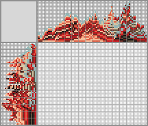 Japanese crossword «Santa Claus riding a dragon» Japanese crossword «Santa Claus riding a dragon»