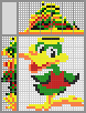 Japanese crossword &laquo;Duck&raquo;