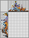 Japanese crossword &laquo;Silver-Breasted Broadbill&raquo;